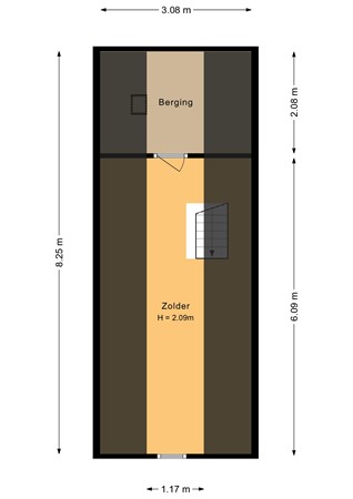 Floorplan - Oude Bocht 29, 3752 DE Bunschoten-Spakenburg